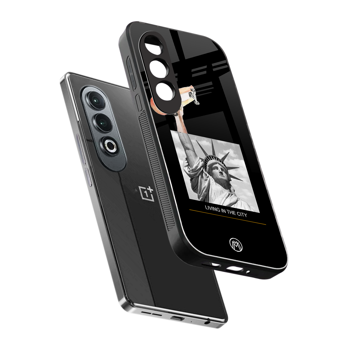 living in the city back phone cover | glass case for oneplus nord ce 4