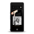 living in the city back phone cover | glass case for google pixel 6 pro