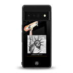 living in the city back phone cover | glass case for google pixel 6 pro