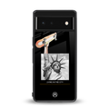 living in the city back phone cover | glass case for google pixel 6