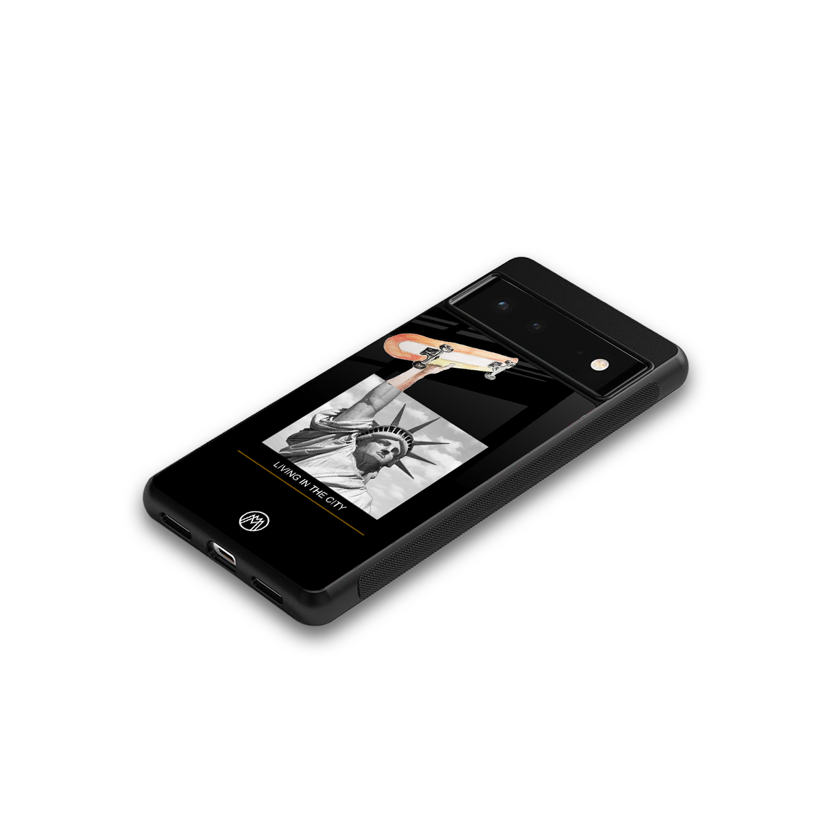 living in the city back phone cover | glass case for google pixel 6