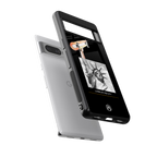 living in the city back phone cover | glass case for google pixel 7 pro