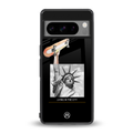 living in the city back phone cover | glass case for google pixel 8 pro