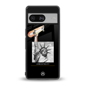 living in the city back phone cover | glass case for Google Pixel 8