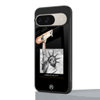 living in the city back phone cover | glass case for google pixel 9
