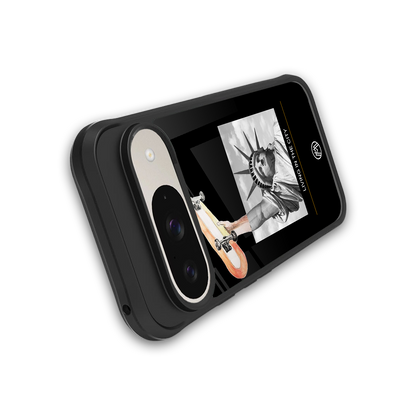 living in the city back phone cover | glass case for google pixel 9