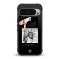 living in the city back phone cover | glass case for google pixel 9 pro