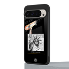 living in the city back phone cover | glass case for google pixel 9 pro
