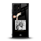 living in the city back phone cover | glass case for samsung galaxy s23 ultra