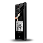 living in the city back phone cover | glass case for samsung galaxy s23 ultra