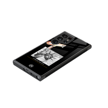 living in the city back phone cover | glass case for samsung galaxy s23 ultra