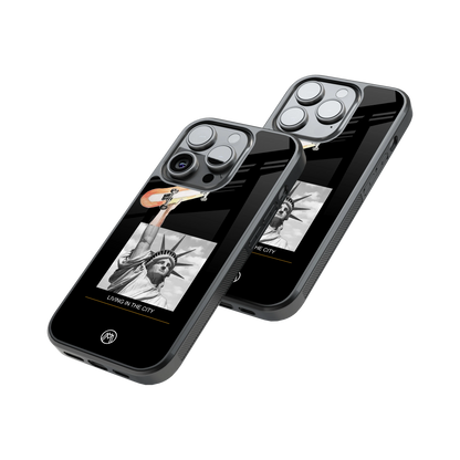 Protective Glass Back Phone Case Compatible with iPhone, Samsung, OnePlus, Pixel & More