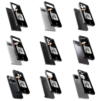 Durable Glass Back Mobile Case for iPhone, Samsung, OnePlus, Google Pixel, Redmi, Vivo, Oppo