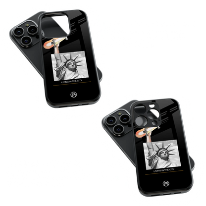 Trendy Glass Back Mobile Case for iPhone, Samsung, Redmi, OnePlus, Google Pixel, Motorola