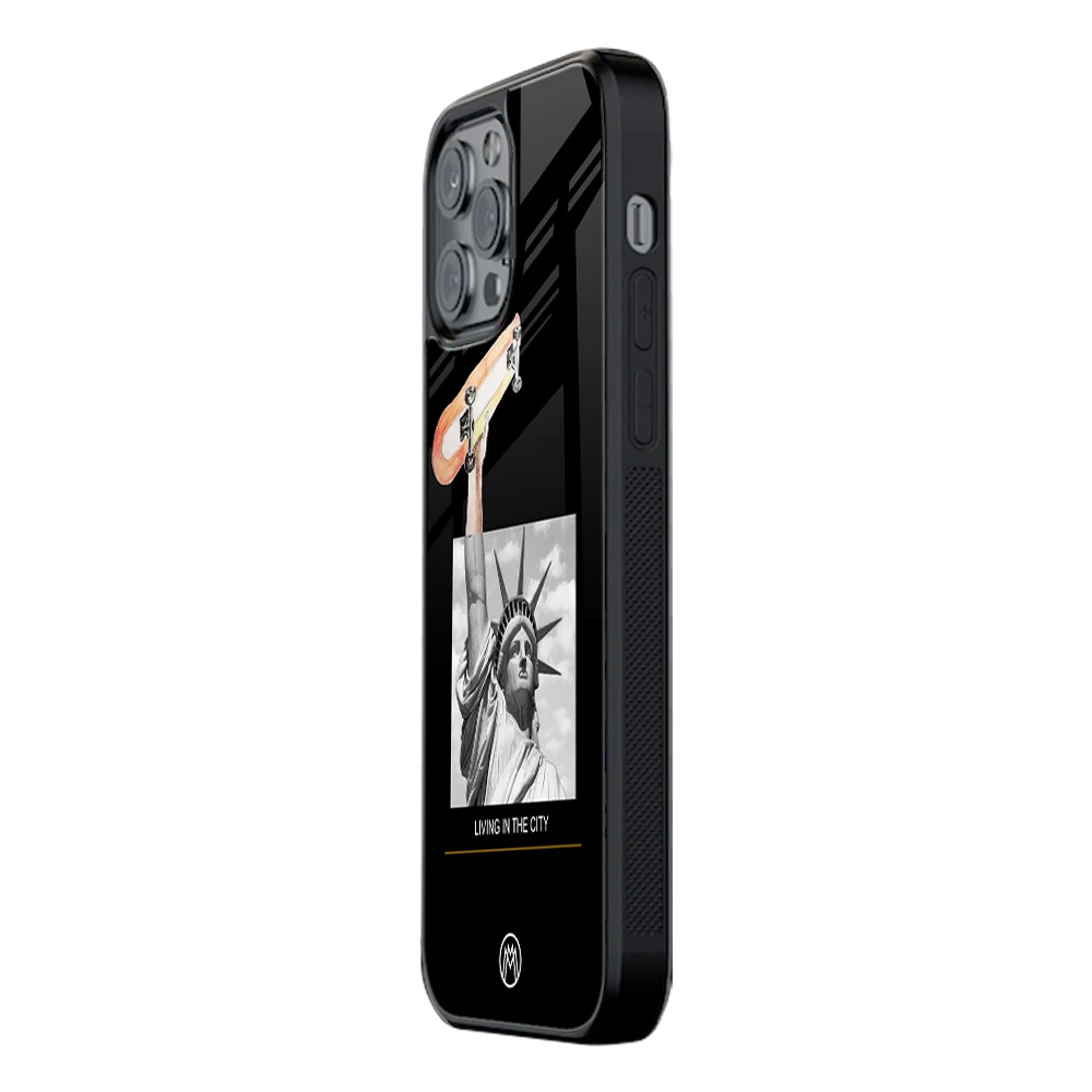 Slim Glass Back Phone Case for Multiple Brands – iPhone, Samsung, Redmi, OnePlus, Oppo, Vivo