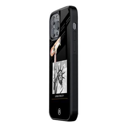 Slim Glass Back Phone Case for Multiple Brands – iPhone, Samsung, Redmi, OnePlus, Oppo, Vivo