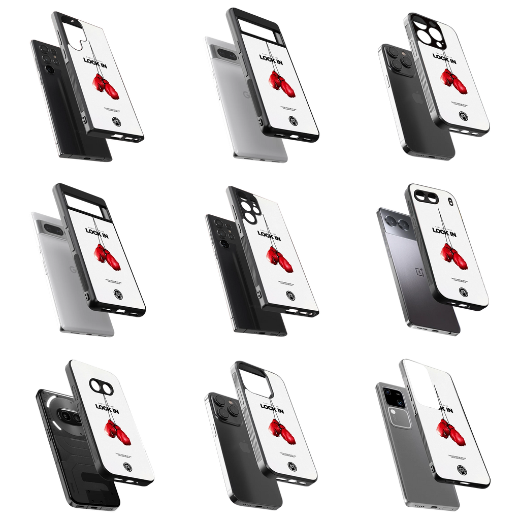Durable Glass Back Mobile Case for iPhone, Samsung, OnePlus, Google Pixel, Redmi, Vivo, Oppo