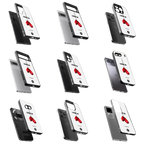 Durable Glass Back Mobile Case for iPhone, Samsung, OnePlus, Google Pixel, Redmi, Vivo, Oppo