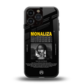lollipop monaliza back phone cover | glass case for iphone 13 pro max