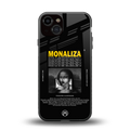 lollipop monaliza back phone cover | glass case for iphone 13