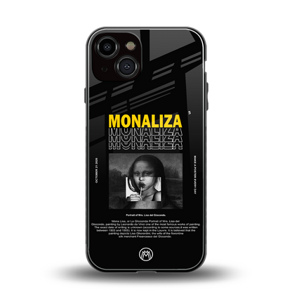 lollipop monaliza back phone cover | glass case for iphone 13