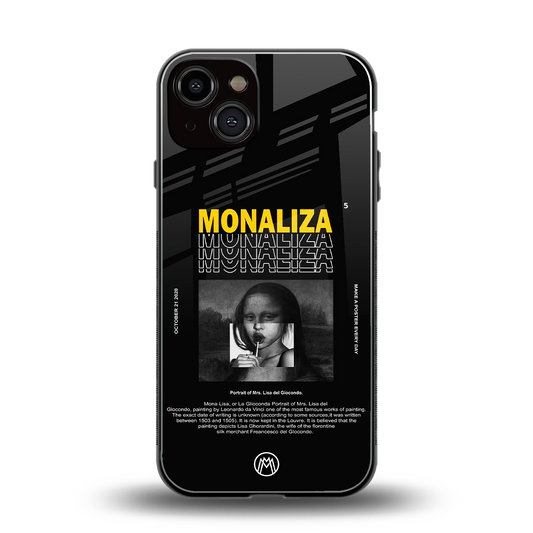 lollipop monaliza back phone cover | glass case for iphone 13