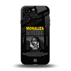 lollipop monaliza back phone cover | glass case for iphone 15 pro