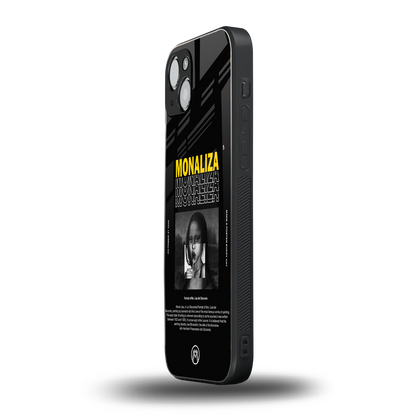 lollipop monaliza back phone cover | glass case for iphone 15