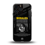 lollipop monaliza back phone cover | glass case for iphone 16 pro max