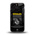 lollipop monaliza back phone cover | glass case for iphone 16 pro