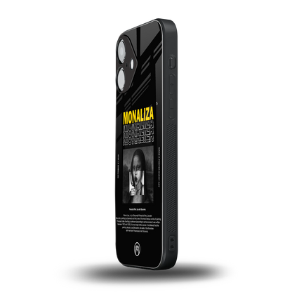 lollipop monaliza back phone cover | glass case for iphone 16