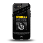 lollipop monaliza back phone cover | glass case for iphone 16e