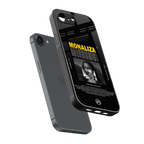lollipop monaliza back phone cover | glass case for iphone 16e