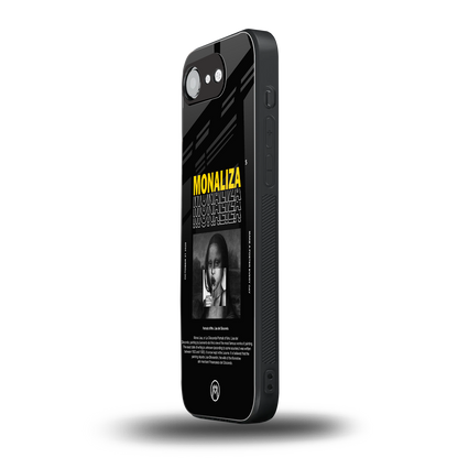 lollipop monaliza back phone cover | glass case for iphone 16e