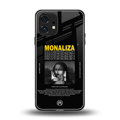 lollipop monaliza back phone cover | glass case for nothing phone 1