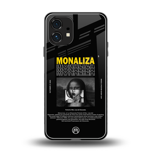lollipop monaliza back phone cover | glass case for nothing phone 1