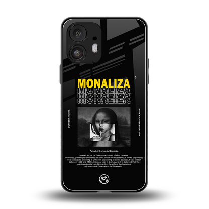 lollipop monaliza back phone cover | glass case for nothing phone 2