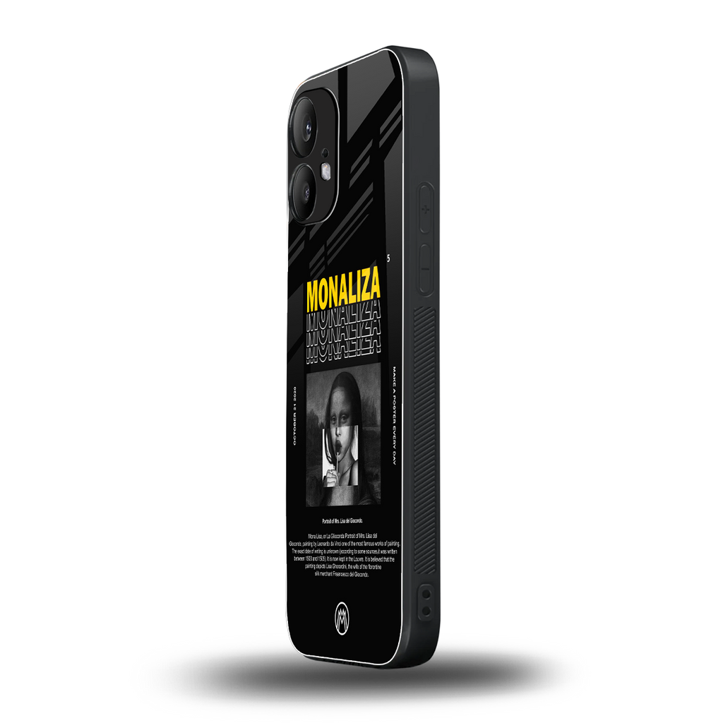 lollipop monaliza back phone cover | glass case for nothing phone 2