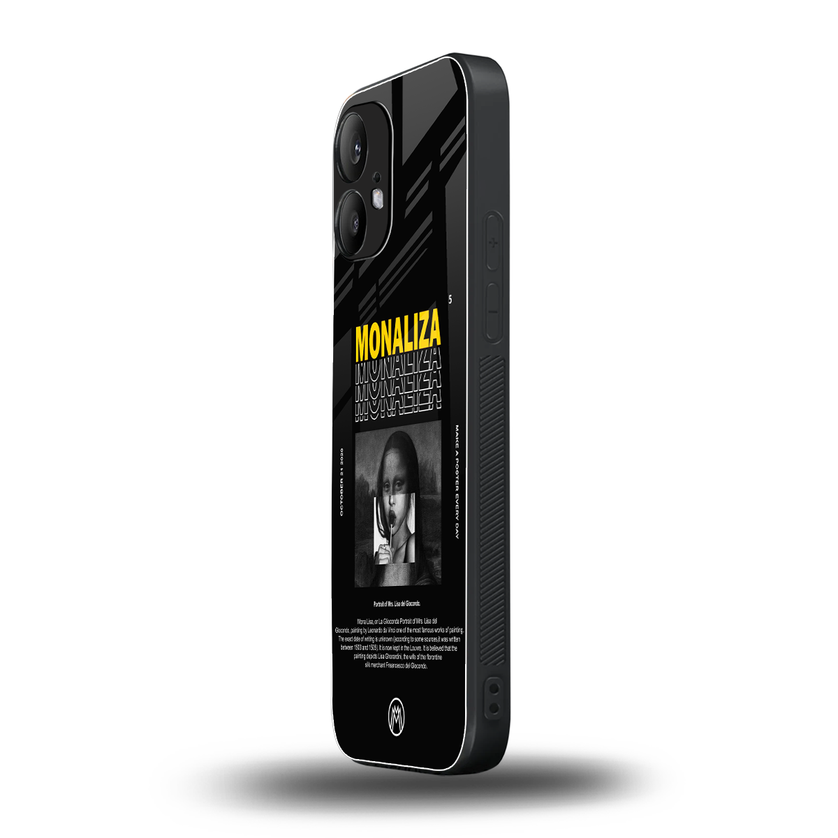 lollipop monaliza back phone cover | glass case for nothing phone 2