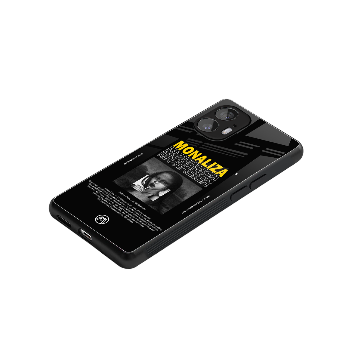 lollipop monaliza back phone cover | glass case for nothing phone 2