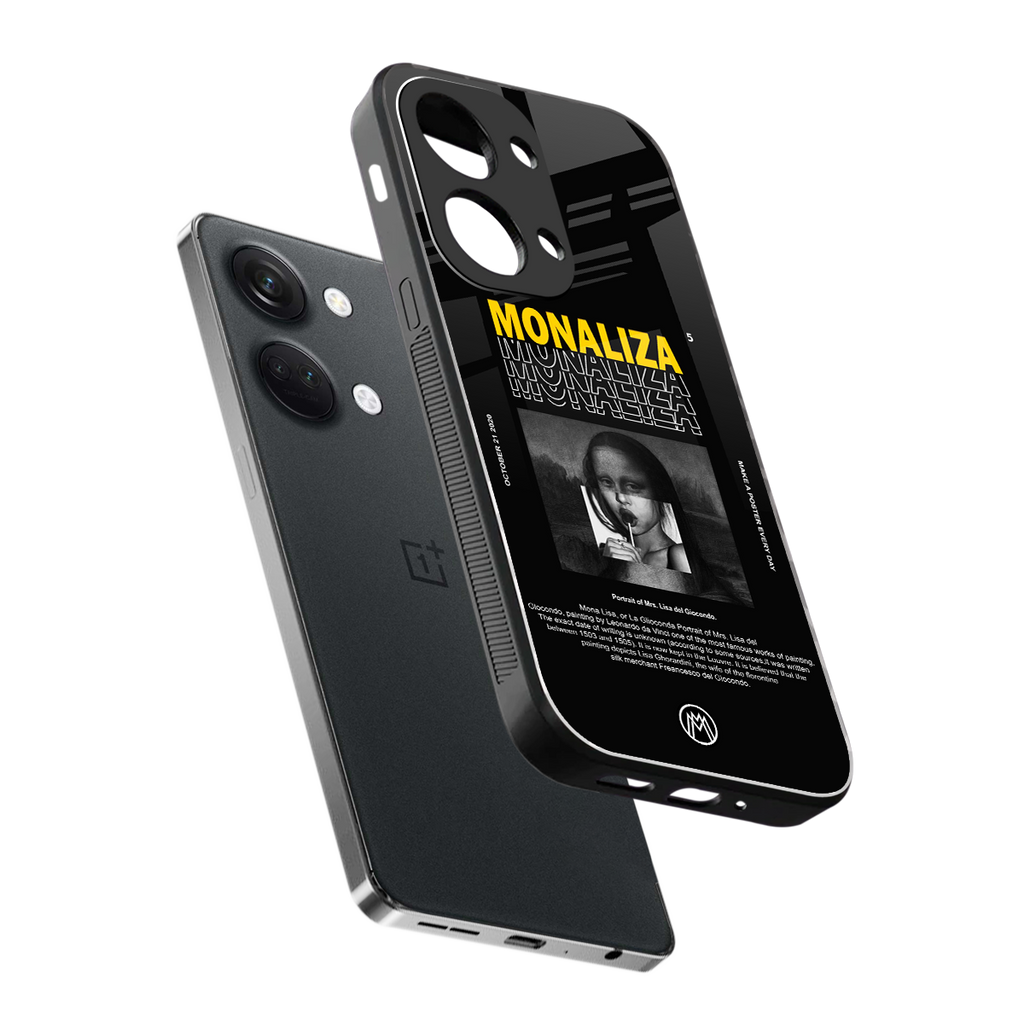 lollipop monaliza back phone cover | glass case for oneplus nord 3