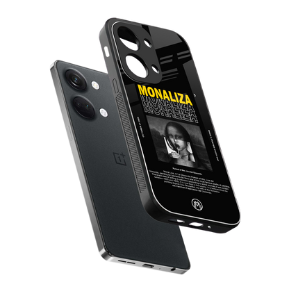 lollipop monaliza back phone cover | glass case for oneplus nord 3