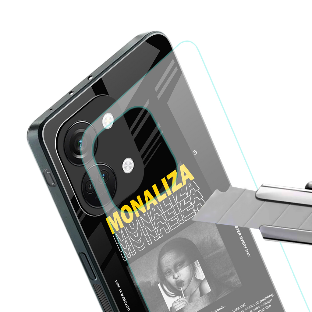 lollipop monaliza back phone cover | glass case for oneplus nord 3