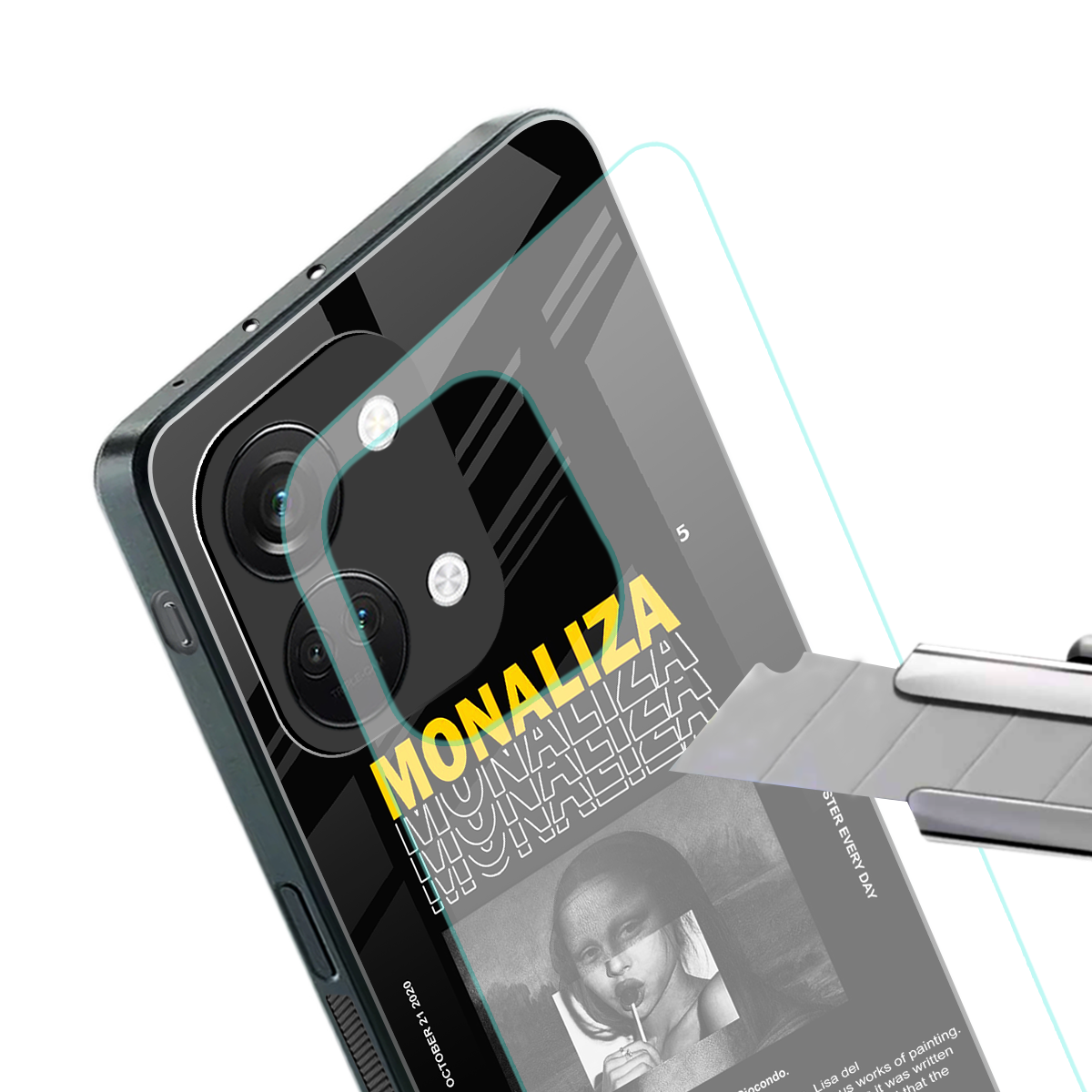 lollipop monaliza back phone cover | glass case for oneplus nord 3