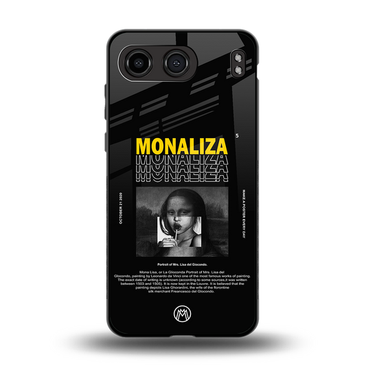 lollipop monaliza back phone cover | glass case for oneplus nord 4