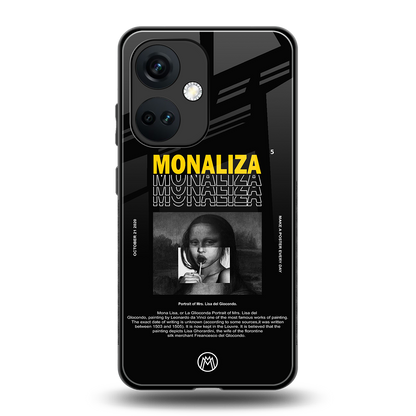 lollipop monaliza back phone cover | glass case for oneplus nord ce 3