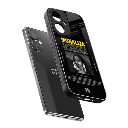 lollipop monaliza back phone cover | glass case for oneplus nord ce 3