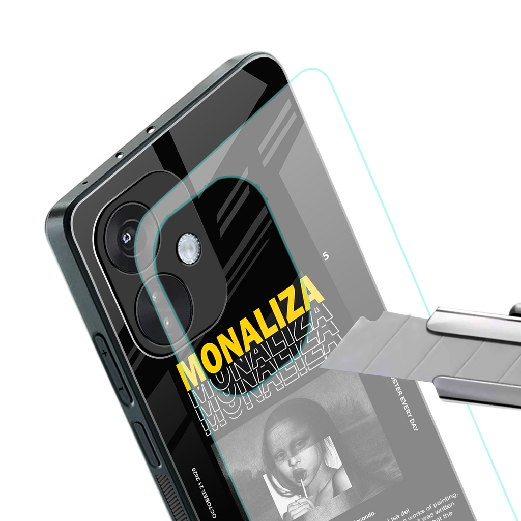 lollipop monaliza back phone cover | glass case for oneplus nord ce 3