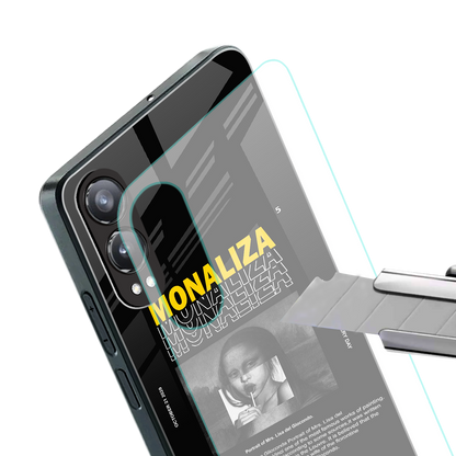 lollipop monaliza back phone cover | glass case for oneplus nord ce 4 lite