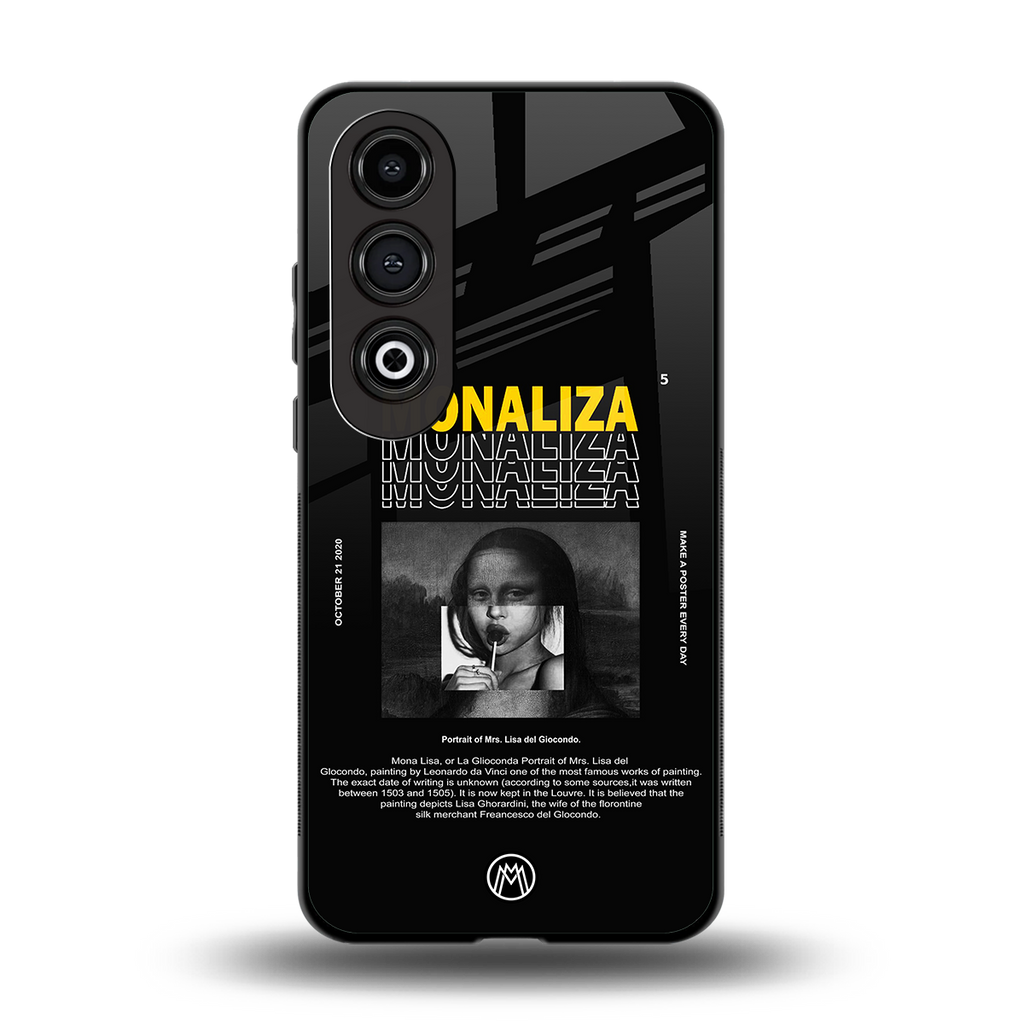 lollipop monaliza back phone cover | glass case for oneplus nord ce 4